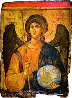 Арх. Михаил. Икона. XIV в. (Византийский музей, Афины)