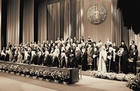 Торжественный акт в честь 1000-летия Крещения Руси в Большом театре. 10 июля 1988 г.