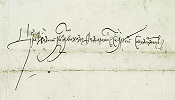 Автограф царя Михаила Феодоровича. 1621 г. (РГАДА. Ф. 135. I отд. Рубр. IV. № 32. Л. 2)