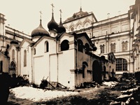 Храм Спаса на Бору. Фотография. 1901–1902 гг.