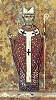 Св. Мартин, еп. Турский. Фрагмент иконы. XII в. (мон-рь вмц. Екатерины, Синай)