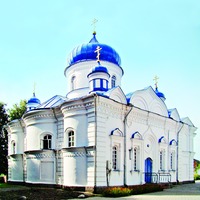 Крестовоздвиженский (ранее Борисоглебский) собор в Могилёве. 1869 г. Фотография. 2014 г.