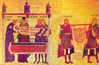 Похищение мощей ап. Марка из Александрии. Мозаика собора Сан-Марко в Венеции. XI в.