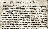 Муратори канон. Фрагмент рукописи. VIII в. (Ambros. I 101 Sup. Fol. 31v)
