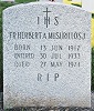 Могила Г. Музурилло на кладбище в Амстердаме, окр. Монгомери, шт. Нью-Йорк, США