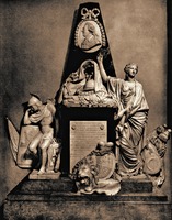 Надгробие А. М. Голицына. 1788 г. Скульптор Ф. Г. Гордеев (Благовещенская усыпальница, Александро-Невская лавра)