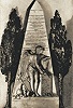 Надгробие М. М. Голицына. 1774 г. Скульптор Ж. А. Гудон (Голицынская усыпальница, Донской мон-рь)
