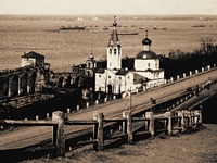Церковь во имя прп. Симеона Столпника в Н. Новгороде. 1743 г. Фотография. Кон. XIX в.