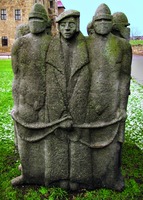Памятник Т. Мюнцеру в Хельдрунгене. 1976 г. Скульпторы Х. Х. Рихтер, Й. П. Хинц
