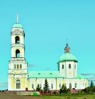 Троице-Никольский храм в с. Николо-Берёзовка. 1806–1816 гг. Фотография. 10-е гг. XXI в.