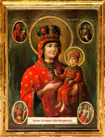 Новодворская икона Божией Матери. XIX в. (?) (Троицкий мон-рь в Курске)