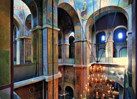 Интерьер собора Св. Софии в Новгороде. Фотография. 10-е гг. XXI в.