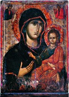 Нямецкая икона Божией Матери. XIV в. (Нямецкий мон-рь, Румыния)