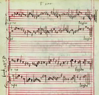 Песнопение «Kyrie» в Кодексе из Фаэнцы. Нач. XV в. (Faenza. Bibl. Comunale. 117. P. 81)