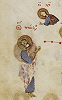 Ап. Павел. Миниатюра из Феодоровской Псалтири. 1066 г. (Lond. Brit. Add. 19352. Fol. 158v)