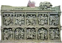Саркофаг Юния Басса. Ок. 359 г. (Музей-сокровищница базилики ап. Петра, Ватикан)