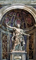 Св. Лонгин Сотник. Скульптура. 1635–1638 гг. Скульптор Дж. Л. Бернини