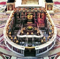 Конфессио. Вид из базилики ап. Петра. Фото: Fabrica di San Pietro in Vaticano