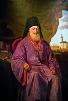 Платон (Атанацкович), еп. Бачский. Портрет. 1863 г. Худож. П. Симич (Галерея Матицы Сербской)