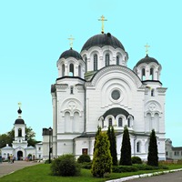 Крестовоздвиженский собор. 1893–1897 гг. Архит. В. Ф. Коршиков. Фотография. 2014 г. Фото: А. П. Пятнов