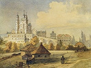 Почаевская лавра. Акварель Т. Г. Шевченко. 1846 г. (Нац. музей Тараса Шевченко, Киев)