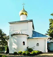 Церковь свт. Николая Чудотворца. 1519 г., перестроена в 1805 г. Фотография. 2014 г.