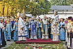 Праздник Успения Пресв. Богородицы в Псково-Печерском мон-ре. Фотография. 2019 г. Фото: pskov-eparhia.ru