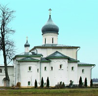 Собор ап. Иоанна Богослова Крыпецкого мон-ря. 1547–1557 гг. Фотография. 2014 г. Фото: А. С. Зверев