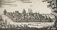 Самара. Гравюра из кн.: Олеарий А. Описание путешествия в Московию... Schlesswig, 1656