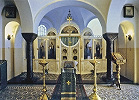 Интерьер нижнего храма во имя прп. Иоанна Рильского. Фотография. 2005 г.