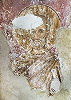 Прп. Сампсон Странноприимец. Роспись ц. Распятия в с. Сори, Грузия. Сер. XIV в. Фото: В. А. Заварицкая