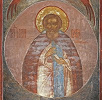 Прп. Савва Стромынский. Роспись Успенского собора Троице-Сергиевой лавры. 1684 г. Артель Д. Г. Плеханова (поновления 1859, 1865–1866 — артель Сафоновых)