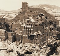 Лавра прп. Саввы Освященного. Фотография. 1910 г. (Специальная коллекция и центр архивных исследований ун-та штата Орегон, США)