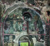 Роспись зап. стены ц. вмц. Марины. XIII–XIV вв. Фото: Нели Чакветадзе