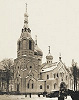 Церковь Покрова Пресв. Богородицы на Громовском старообрядческом кладбище. 1912–1914 гг. Архит. Н. Г. Мартьянов. Фотография. 20-е гг. XX в.