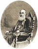 Самуил (Маширевич), патриарх Сербский. Гравюра. 1866 г.