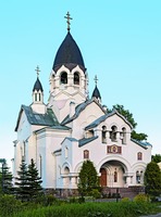 Церковь свт. Алексия в пос. Тайцы Гатчинского р-на. 1913–1921 гг. Архит. И. В. Экскузович. Фотография. 2018 г. Фото: А. В. Слезкин