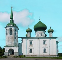 Собор Рождества св. Иоанна Предтечи Ивановского мон-ря в Ст. Ладоге. 1695 г. Фотография. 2020 г. Фото: А. С. Зверев