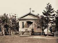 Лютеранская церковь в Александровске. 1896 г. Фотогра-фия. 1925 г.