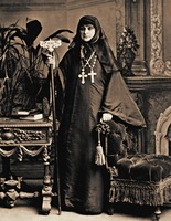 Настоятельница мон-ря игум. Нина (Амилахвари)-мл. Фотография. 1863 г.