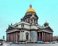 Исаакиевский собор в С.-Петербурге. 1818–1858 гг. Архит. О. Монферран. Фотография. 2020 г. Фото: А. В. Слезкин