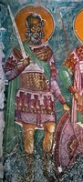 Мч. Савва Стратилат. Роспись ц. Успения Пресв. Богородицы мон-ря Трескавац. Между 1334 и 1343 гг. Фото: В. А. Заварицкая