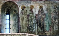 Шествие апостолов. Роспись алтаря собора Преображения Господня. XVII в.