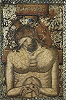 Христос во гробе. Мозаичная икона. Нач. XIV в. Фото: И. А. Орецкая