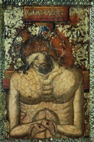 Христос во гробе. Мозаичная икона. Нач. XIV в. Фото: И. А. Орецкая