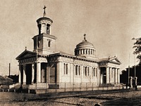 Греческая церковь в честь Благовещения Пресв. Богородицы в Ростове-на-Дону. 1907–1909 гг., снесена в 1964 г. Фотография. 1909 г.