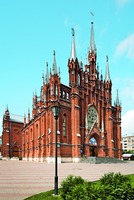 Собор Непорочного Зачатия Пресв. Девы Марии, Москва. 1901–1911 гг. Архит. Ф. О. Богданович-Дворжецкий. Фотография. 2006 г.