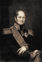 Император Александр I. Гравюра Г. Мейера по оригиналу Р. М. Волкова. 1814 г.