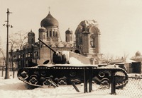 Собор в честь Рождества Пресв. Богородицы в Ростове-на-Дону. Фотография. Зима 1942/1943 г.
