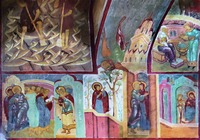 Протоевангельский цикл. Роспись сев. стены Успенского собора. 2-я пол. XVI в.— ок. 1605 г. Фото: В. Е. Сусленков